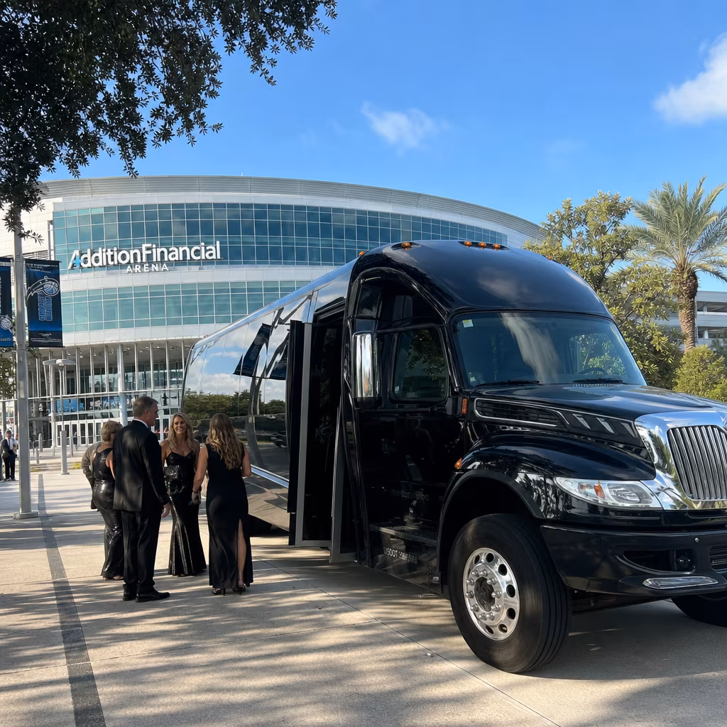 Rent a Bus to Addition Financial Arena (UCF)