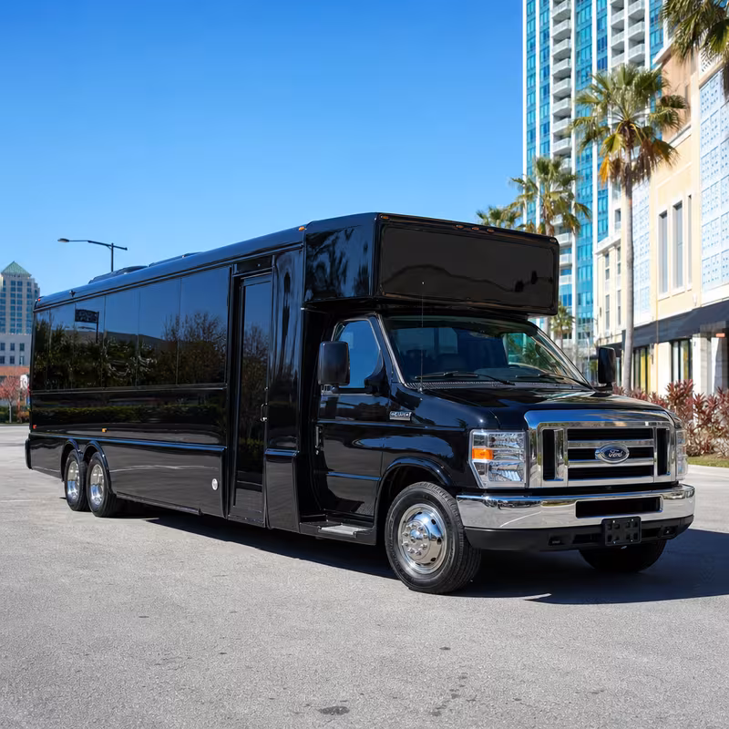 20 Passenger Party Bus Exterior