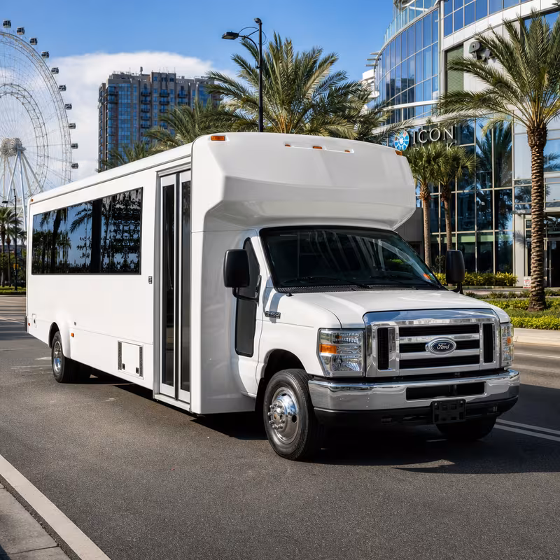 15-35 Passenger Minibus Exterior