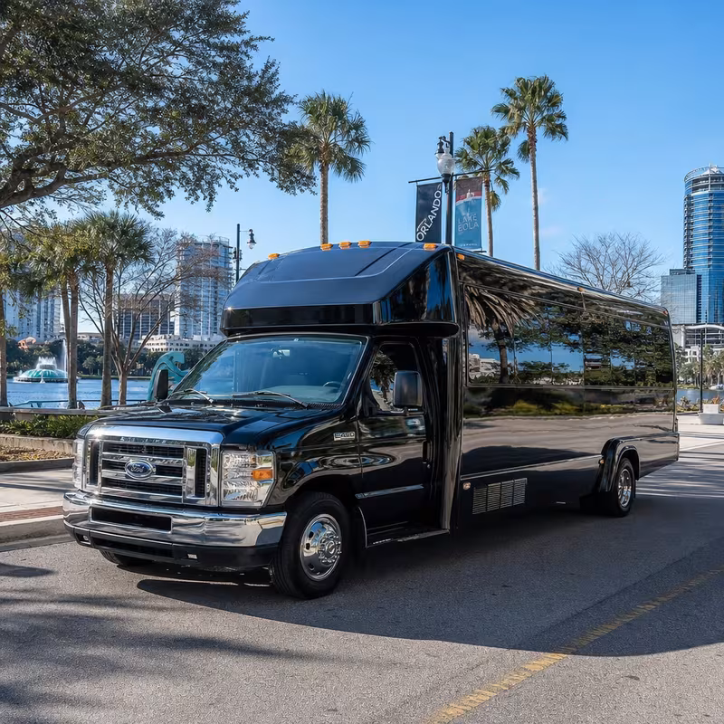 25 Passenger Party Bus Exterior