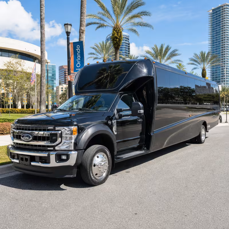 28 Passenger Party Bus Exterior