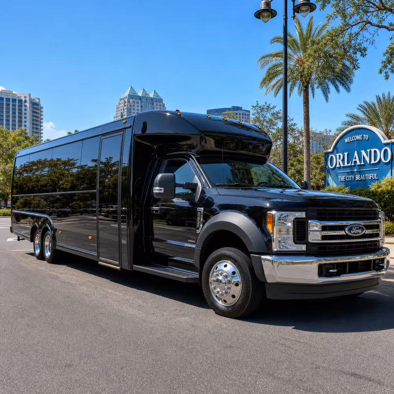 30 Passenger Party Bus Exterior
