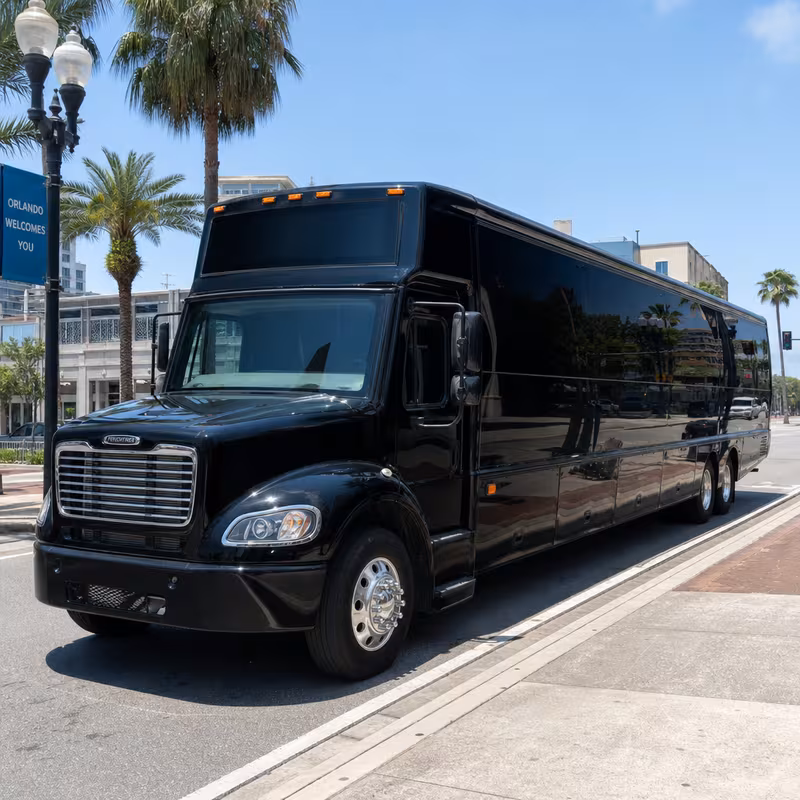 40 Passenger Party Bus Exterior