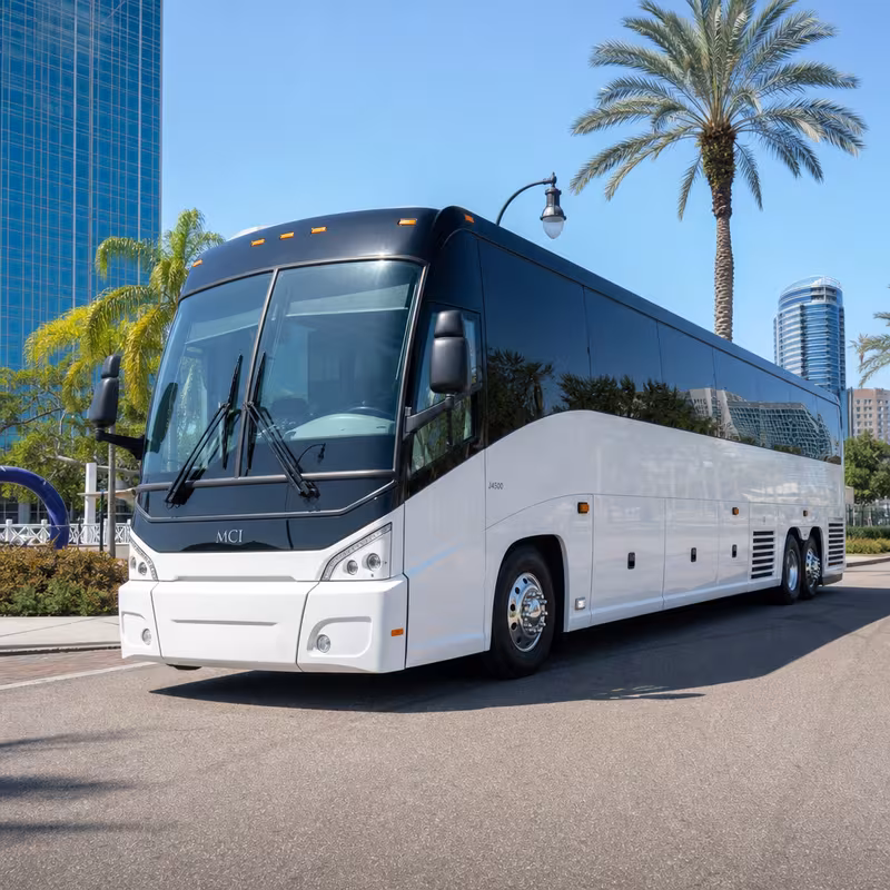 40-56 Passenger Charter Bus Exterior