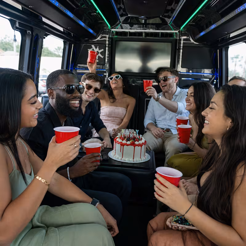 Orlando Birthday Transportation fleet vehicle