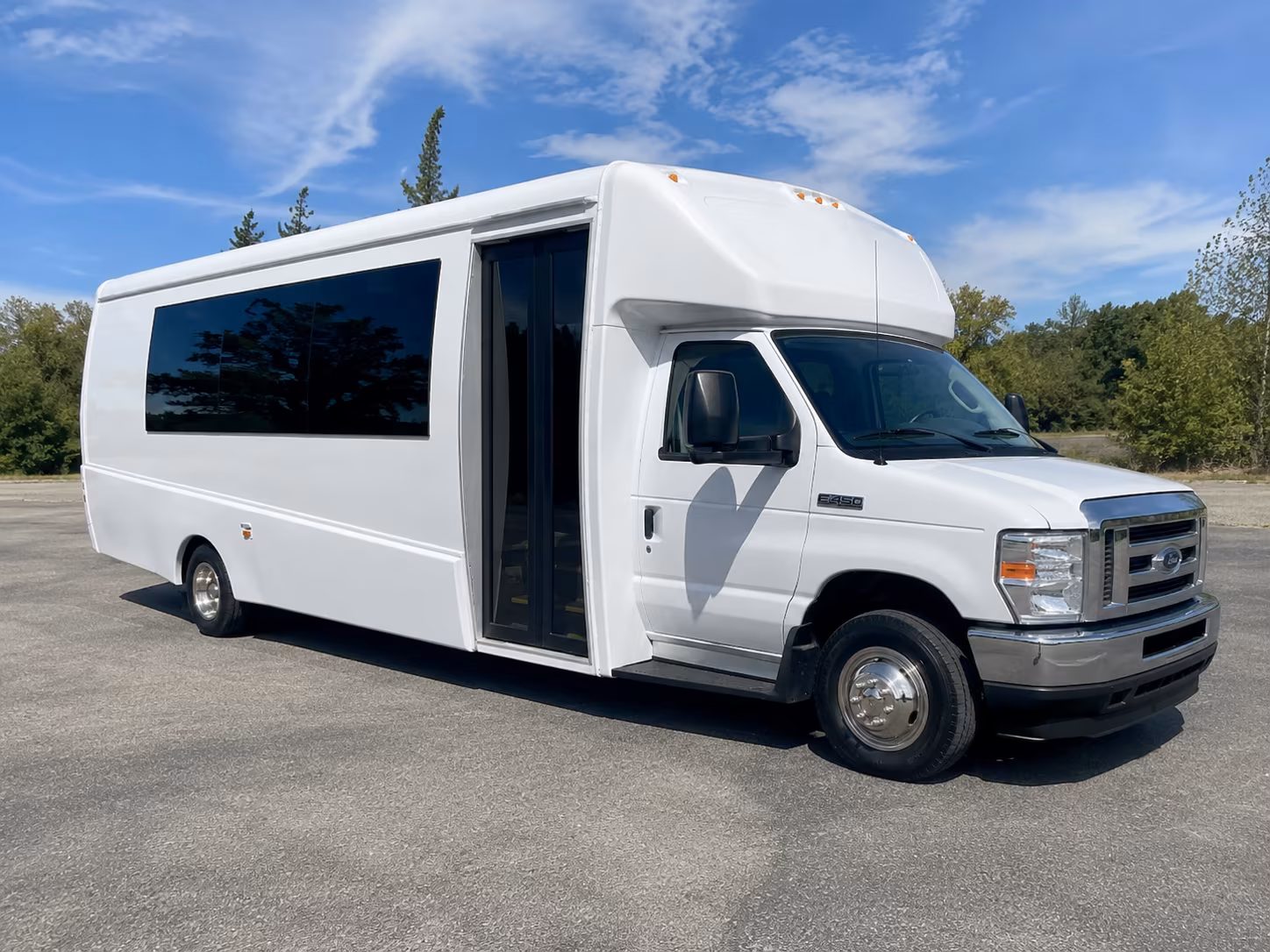 Orlando Bachelor & Bachelorette Transportation party bus exterior
