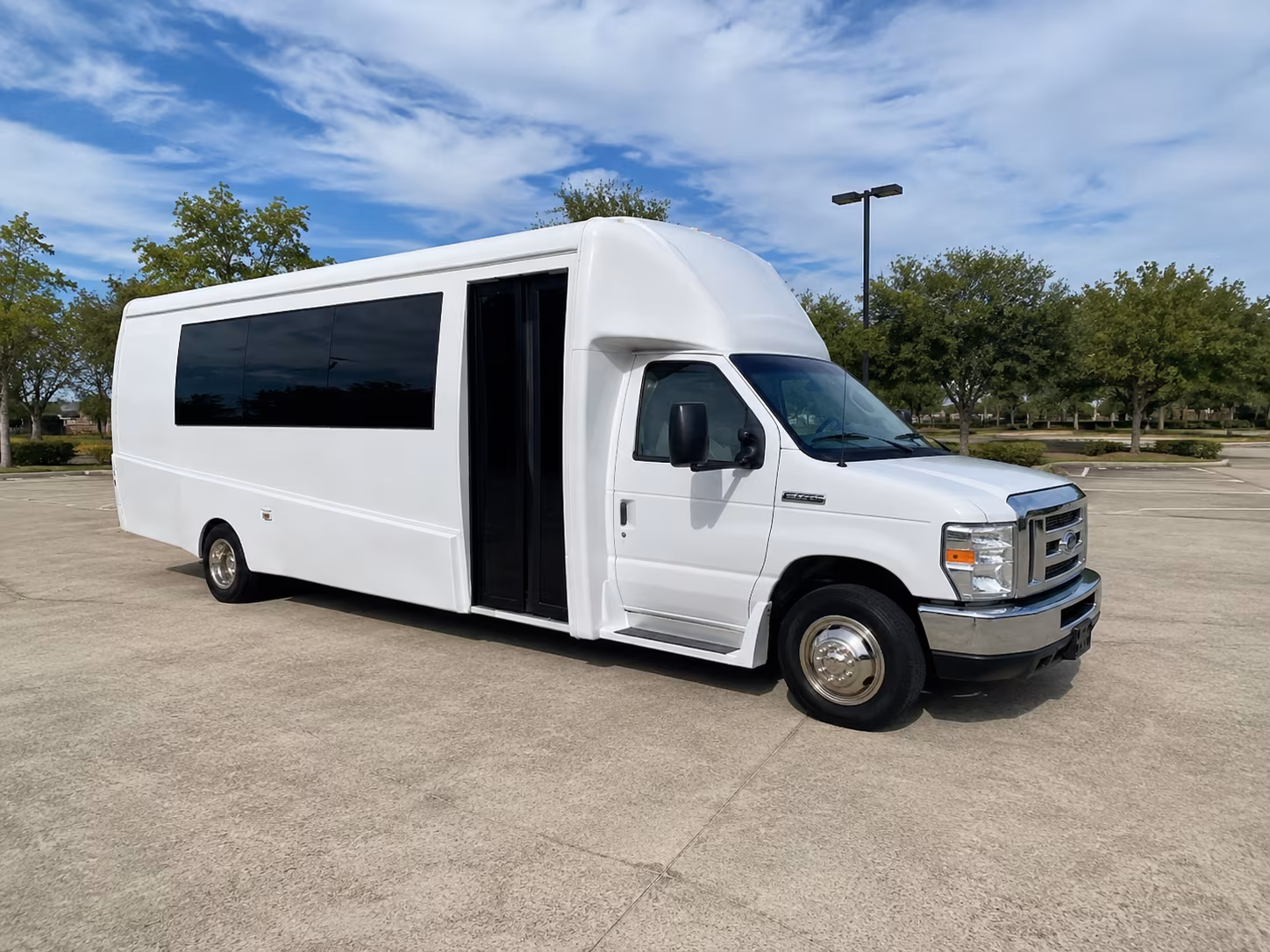 Orlando Private Event Transportation party bus exterior