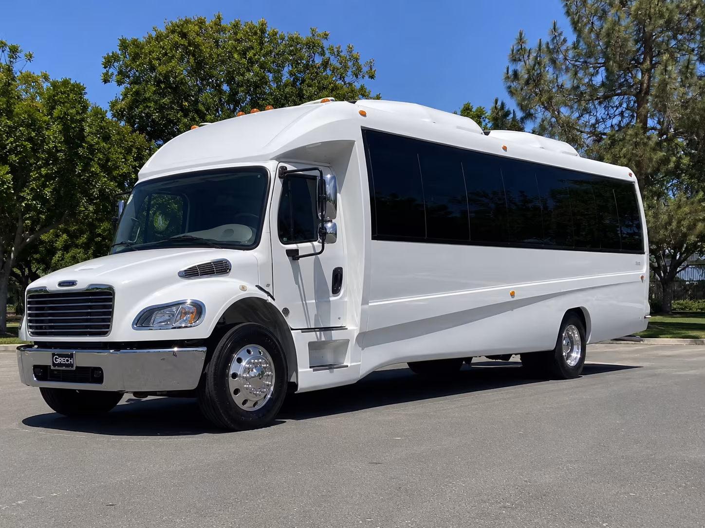 Orlando Private Event Transportation party bus exterior