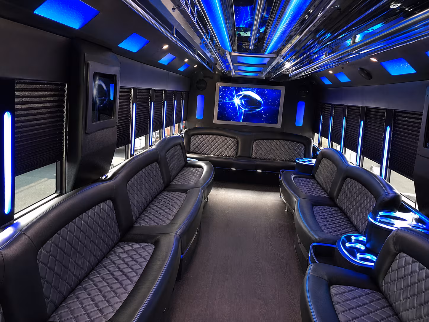 Orlando Private Event Transportation party bus exterior