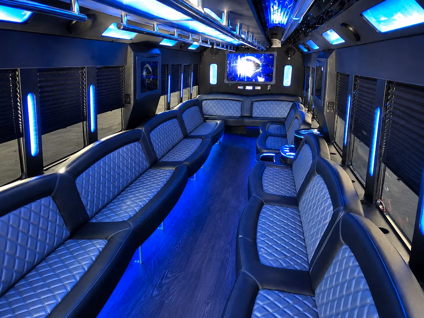 Orlando Prom & Homecoming Transportation party bus exterior
