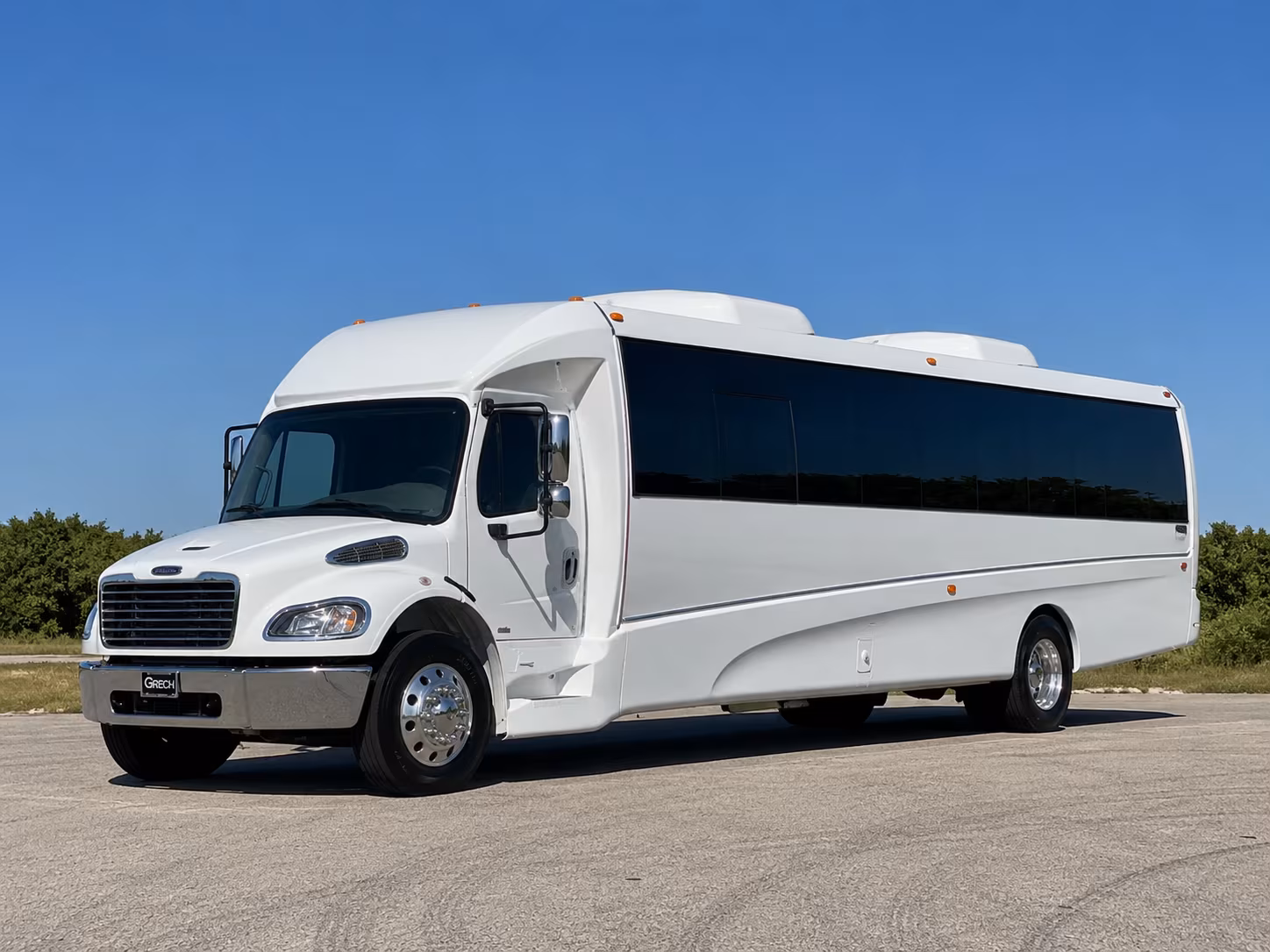 Orlando School Event Transportation party bus exterior