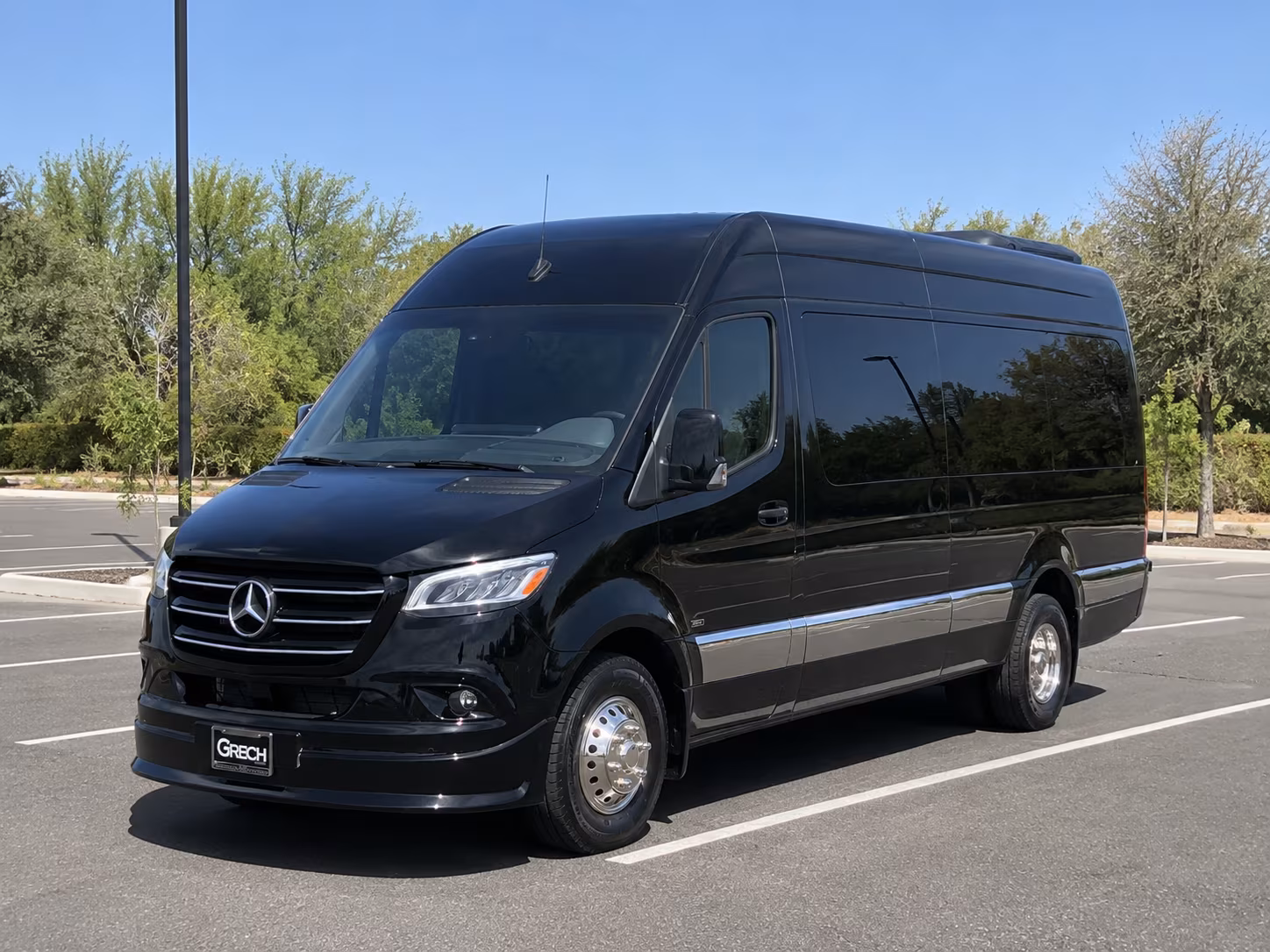 Orlando School Event Transportation party bus exterior