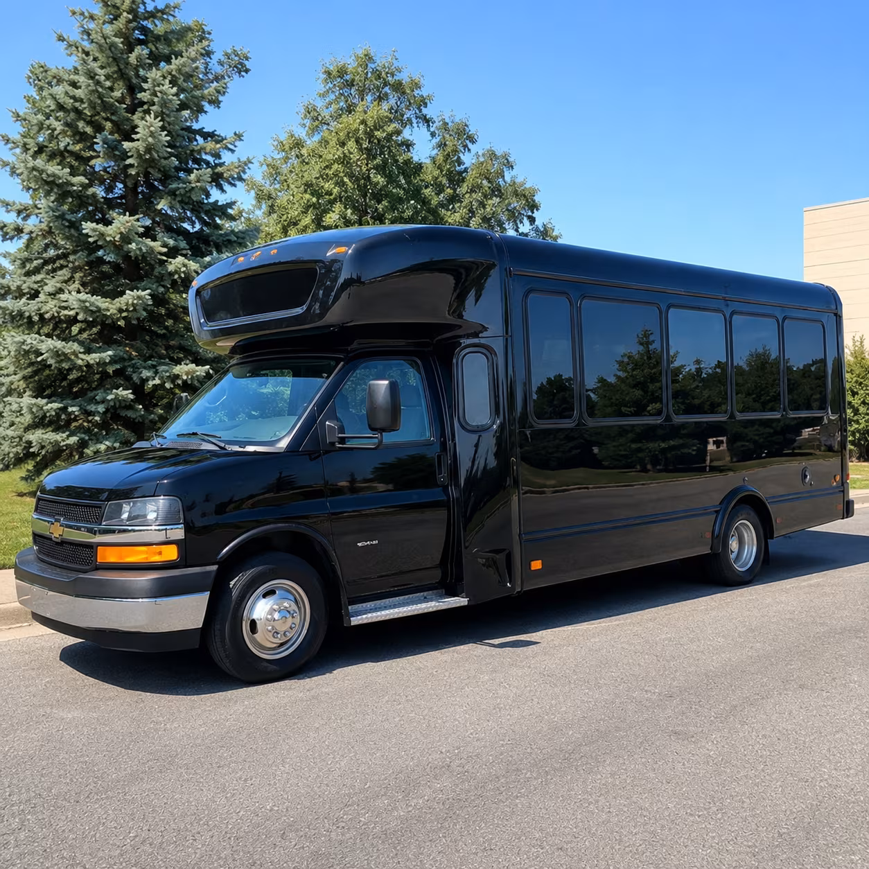Orlando Sporting Event Transportation party bus exterior