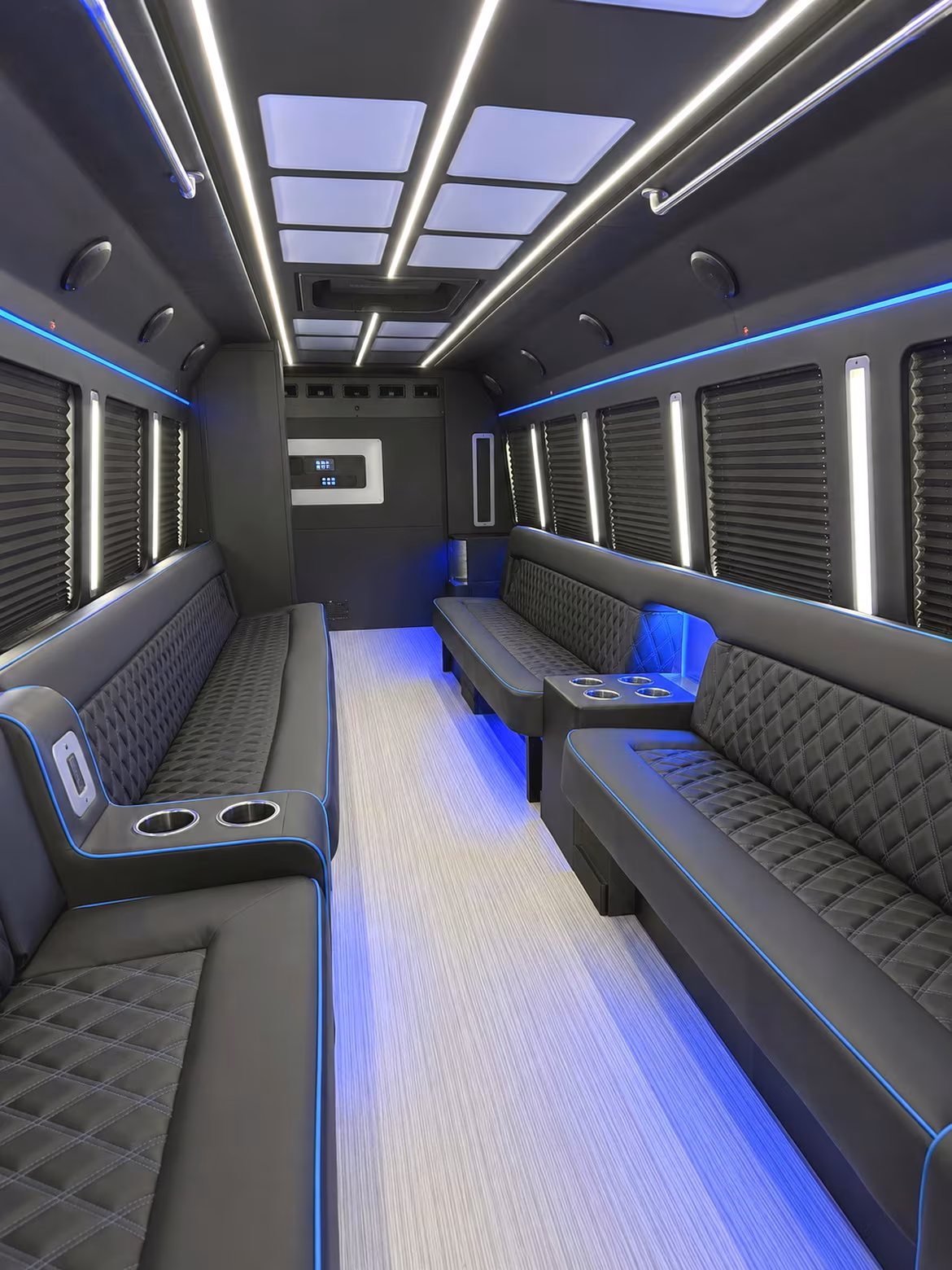 Orlando Sporting Event Transportation party bus interior