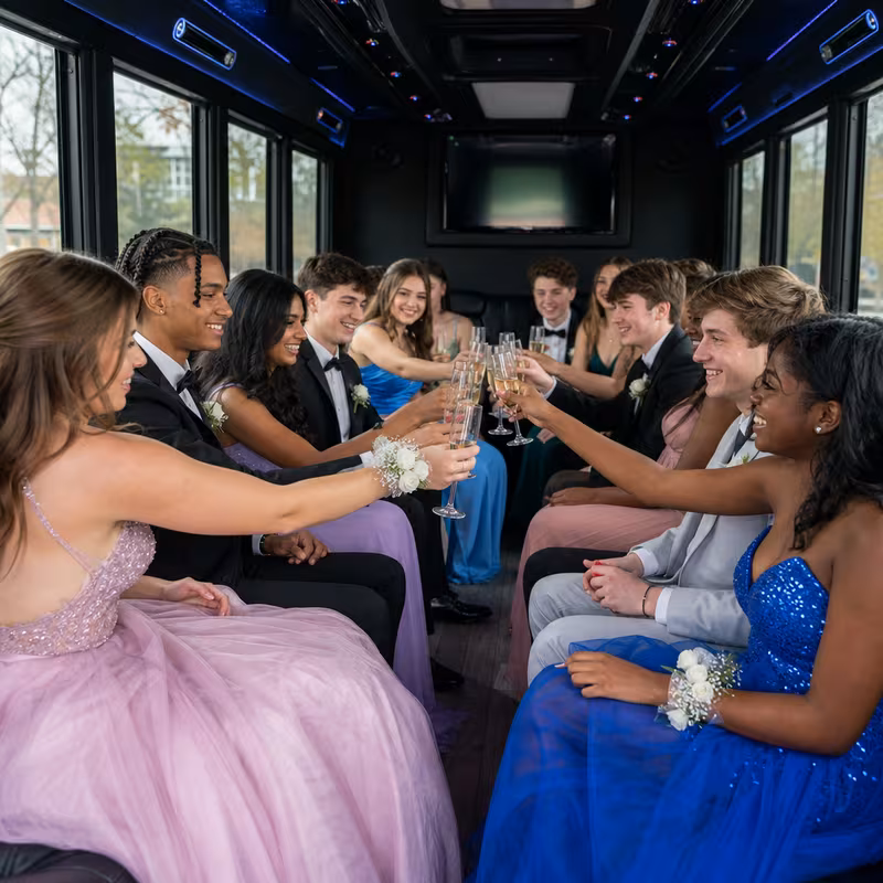 Orlando Prom & Homecoming Transportation fleet vehicle