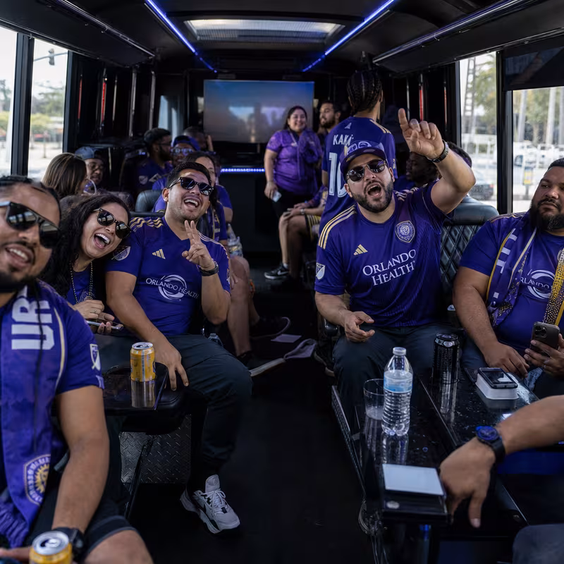 Orlando Sporting Event Transportation fleet vehicle