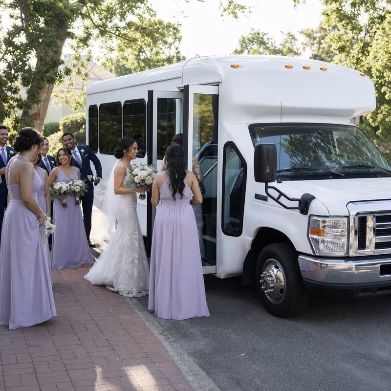 Orlando Wedding Transportation fleet vehicle