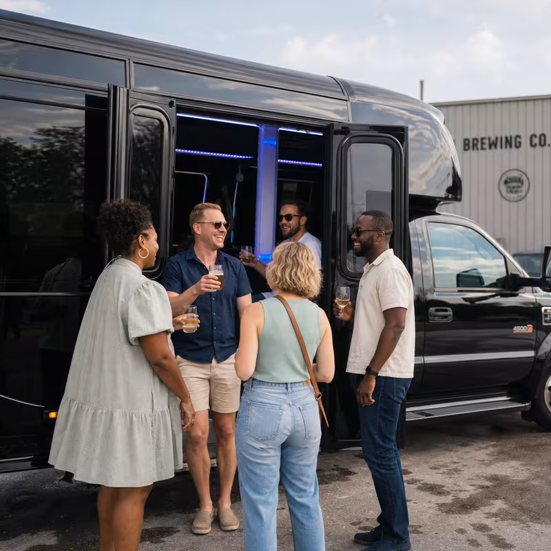 Orlando Winery & Brewery Tour Transportation fleet vehicle